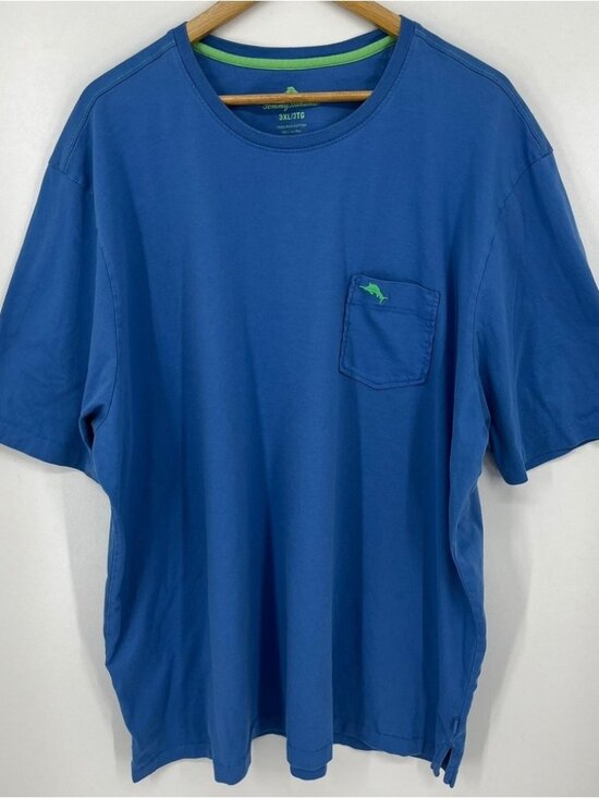Other - Blue Pima Cotton Short Sleeve Pocket T-Shirt